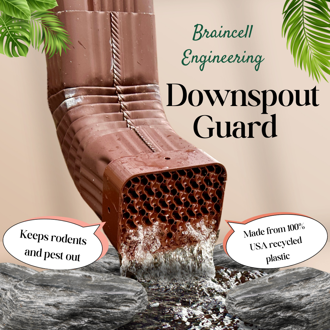 Downspout Guards for Rodents & Pests
