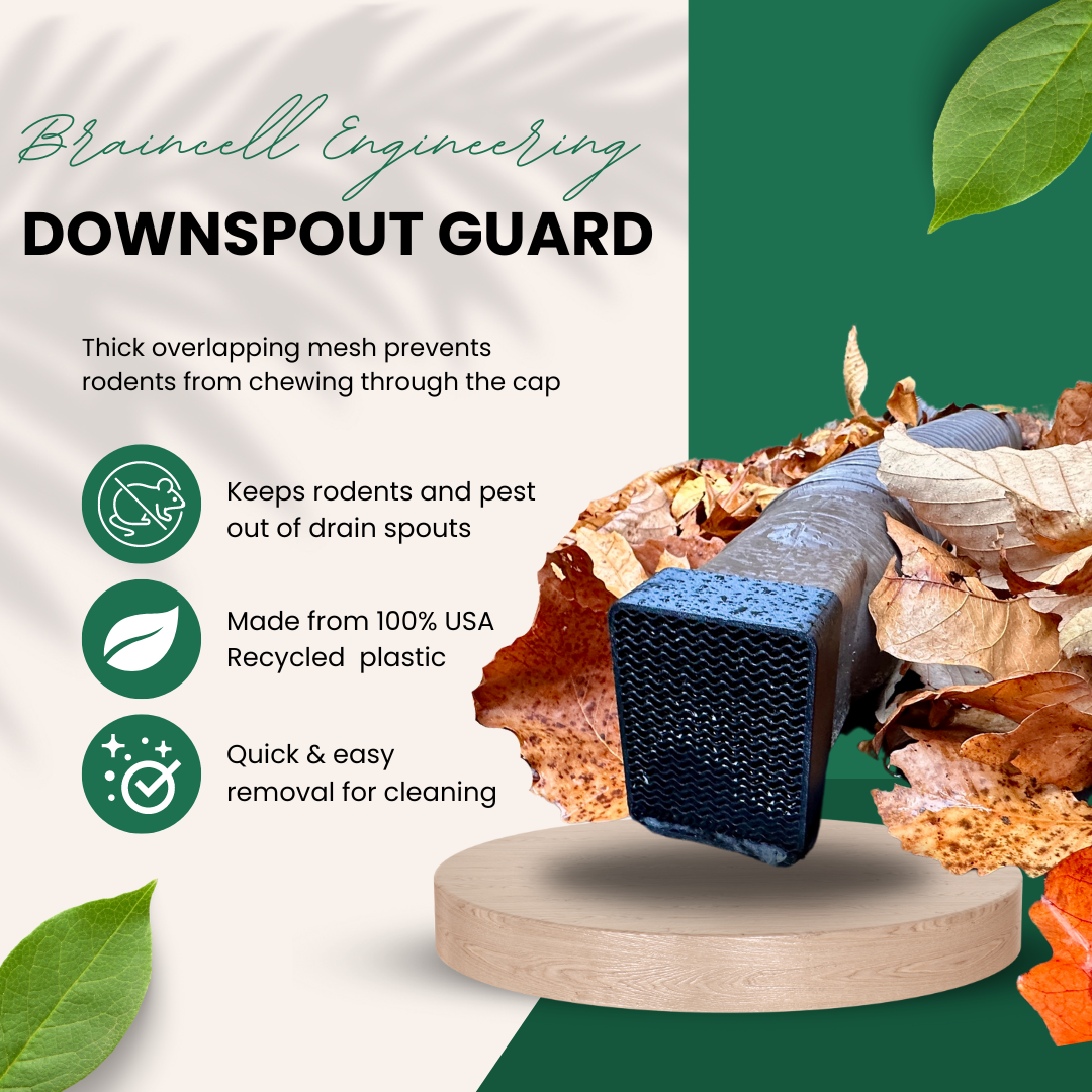 Downspout Guards for Rodents & Pests